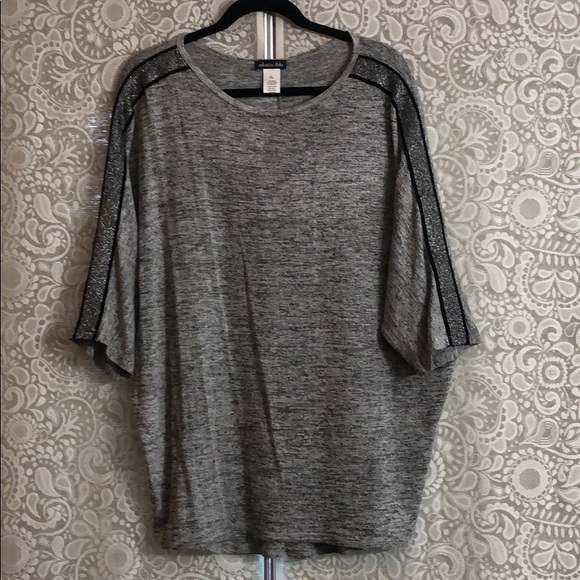olivia blu Sweaters - Grey cozy cape sweater XL